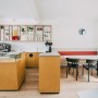 Community Cafe, Stoke Newington | Large central bar / servery made from Viroc | Interior Designers